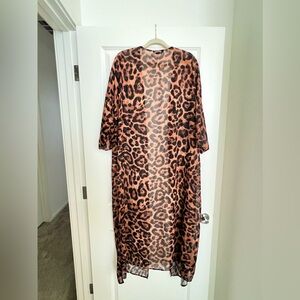 Leopard Print Kaftan